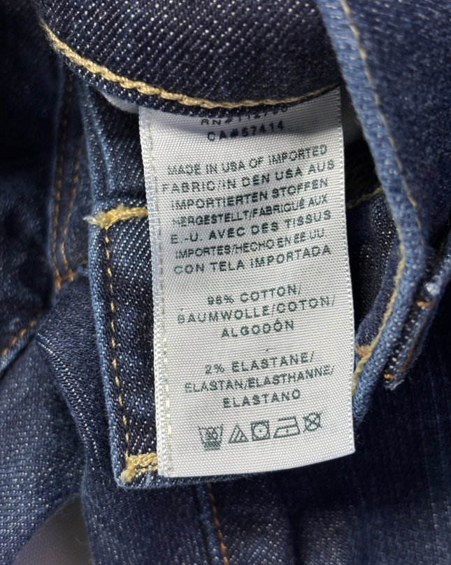 True Religion Dark Blue Rocco Relaxed Skinny Jeans