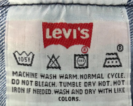 Levi's Blue 501 Original Fit Straight Leg Jeans