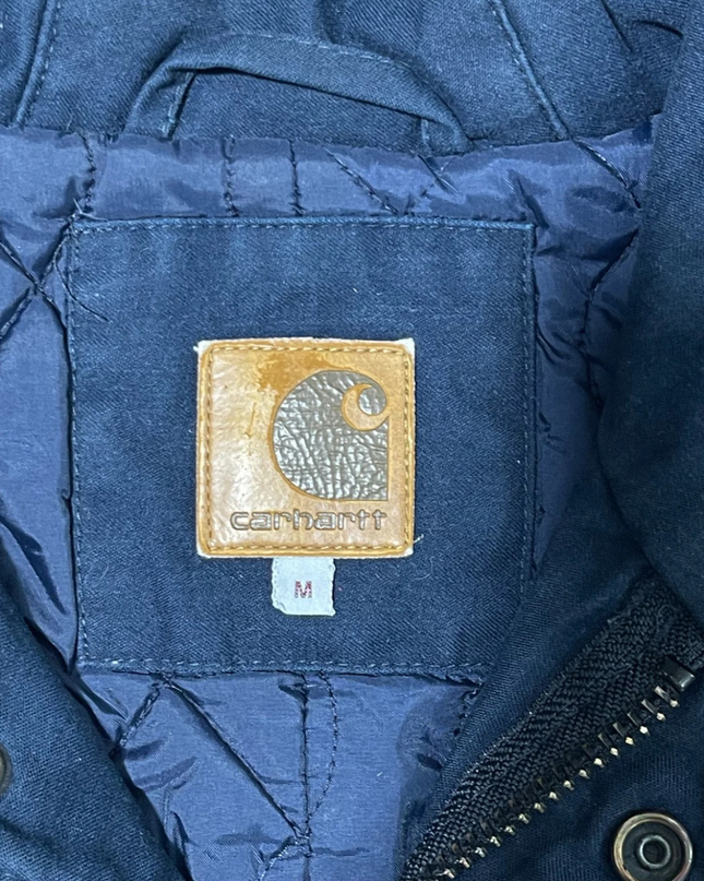 Carhartt Blue Clash Parka Hooded Jacket