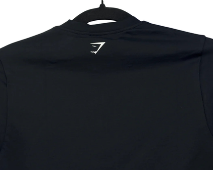 Gymshark Black Zip-Up Cropped Sports Jacket