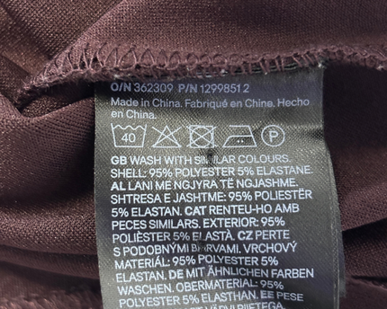 H&M Dark Purple Button-Front V-Neck Sleeveless Vest