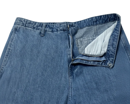 Riva Blue Wide Leg High Waisted Denim Jeans