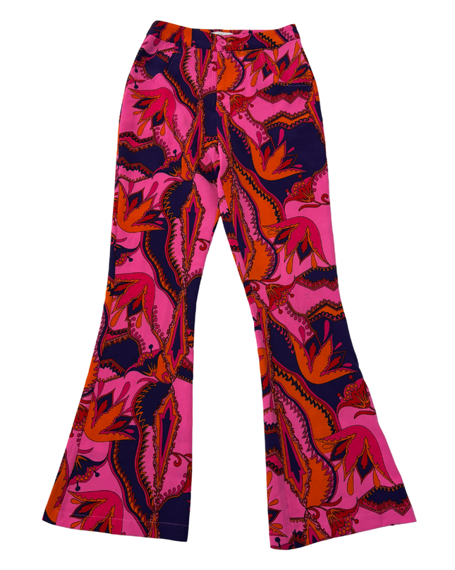 Never Fully Dressed Pink Paisley Print Tailored Suit Set