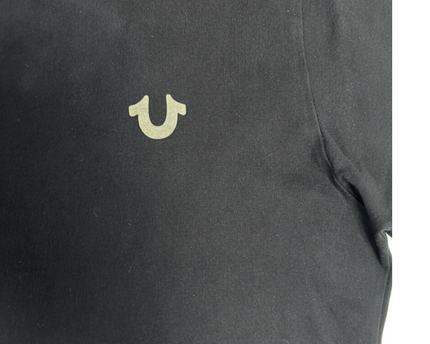 True Religion Black Graphic World Tour T-Shirt