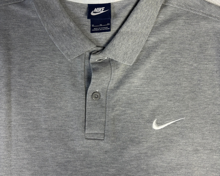 Nike Grey Short Sleeve Polo Shirt