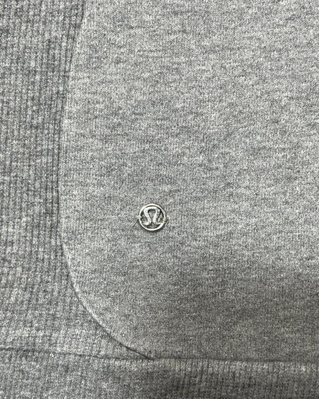 Lululemon Grey Asymmetrical Zip High-Neck Jacket