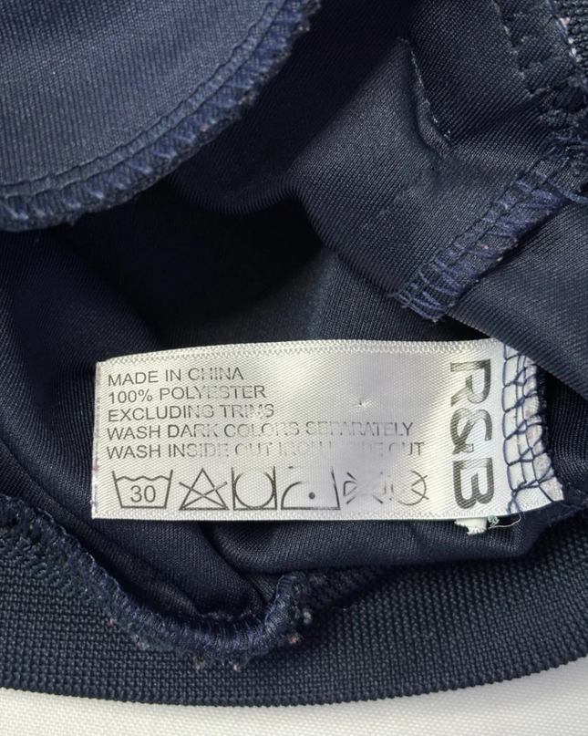 R&B Navy Blue Colorblock Track Jacket