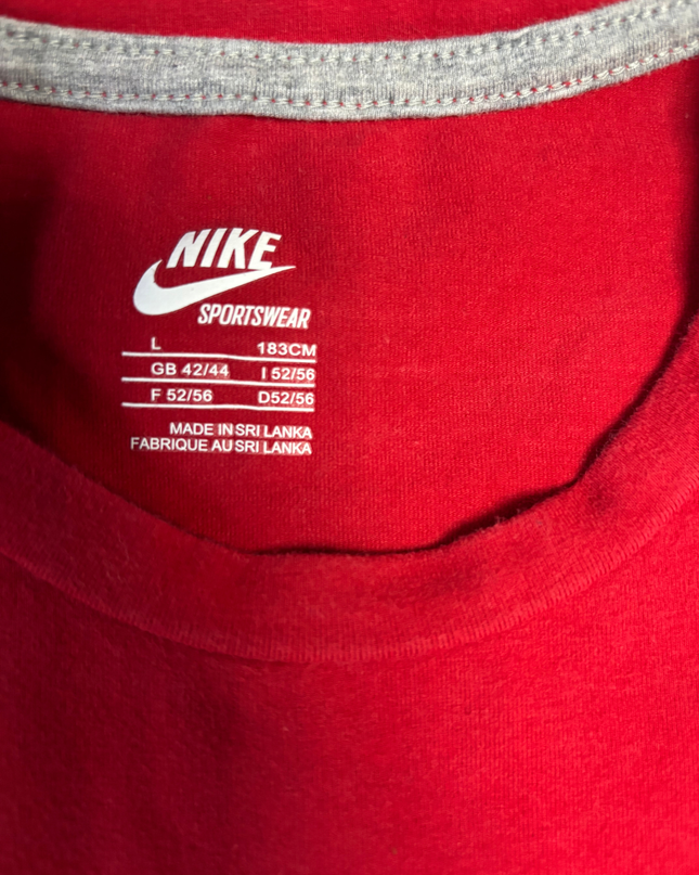 Nike Red Sportswear Sleeveless Tank Top