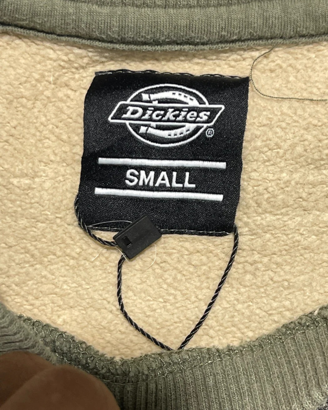 Dickies Green Camo Tiger Stripe Fleece Crew Neck Sweatshirt