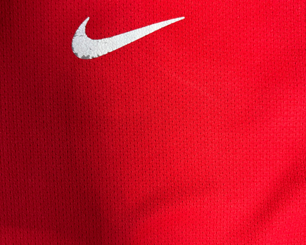Nike Red Men's Dri-FIT Running Sports T-Shirt
