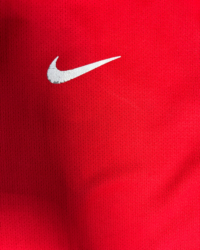 Nike Red Men's Dri-FIT Running Sports T-Shirt
