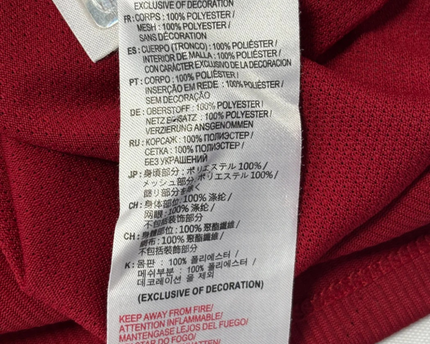 New Balance Red Liverpool FC 125 Years Anniversary ACTON 50 Jersey