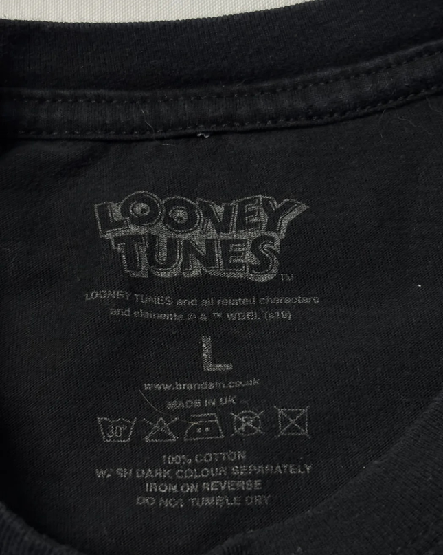 Looney Tunes Black Vintage Style Graphic T-Shirt