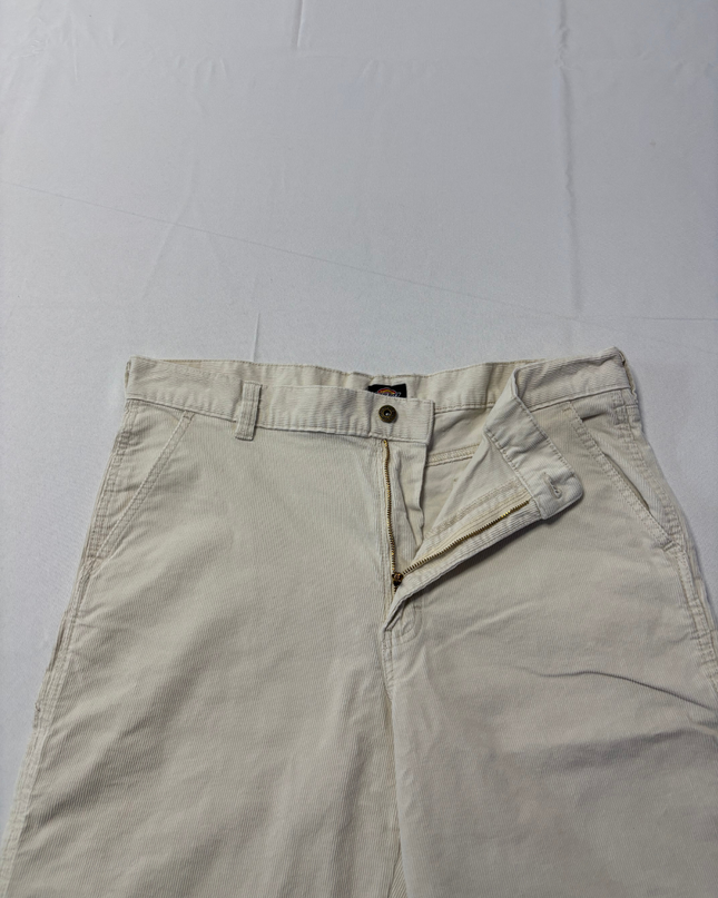 Dickies Off-white Corduroy Straight Leg Pants