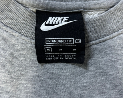 Nike Grey Tape Sleeve Crewneck Sweatshirt