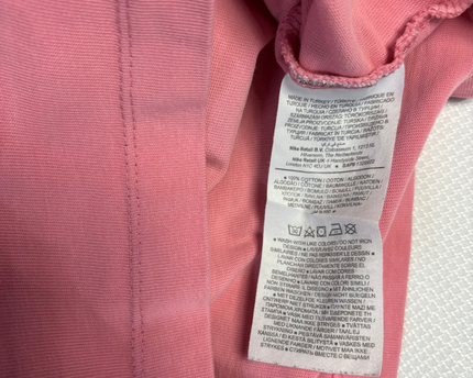 Nike Pink Air Swoosh Logo Graphic T-Shirt