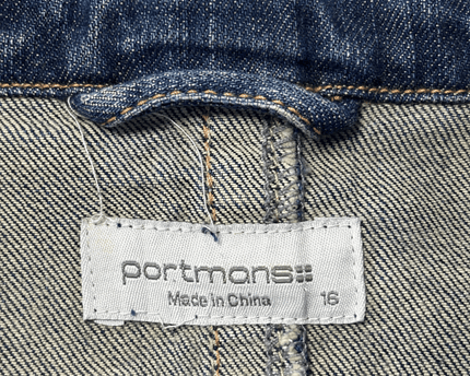 Portmans Blue Denim Blazer Style Jacket