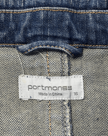 Portmans Blue Denim Blazer Style Jacket