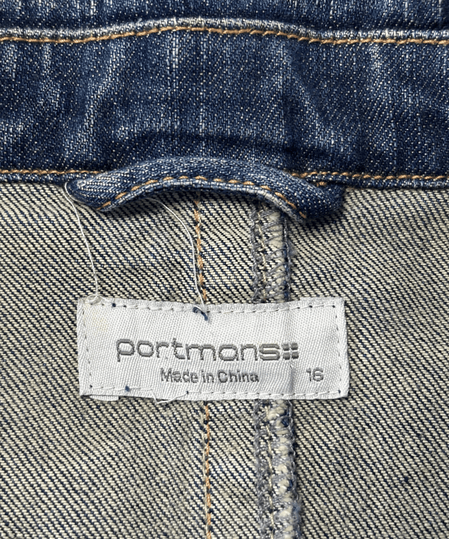Portmans Blue Denim Blazer Style Jacket