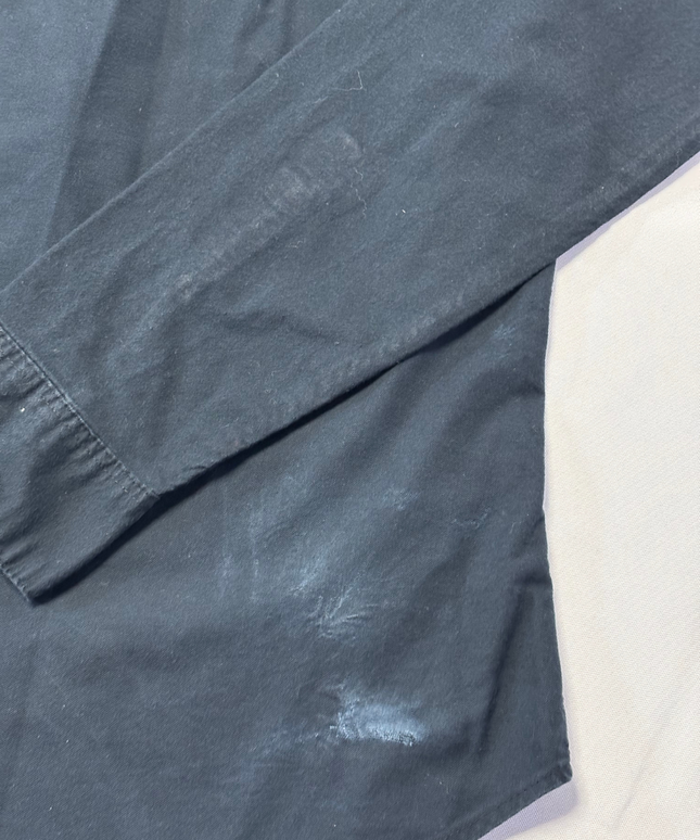 Hollister Navy Blue Muscle Fit Epic Flex Stretch Shirt