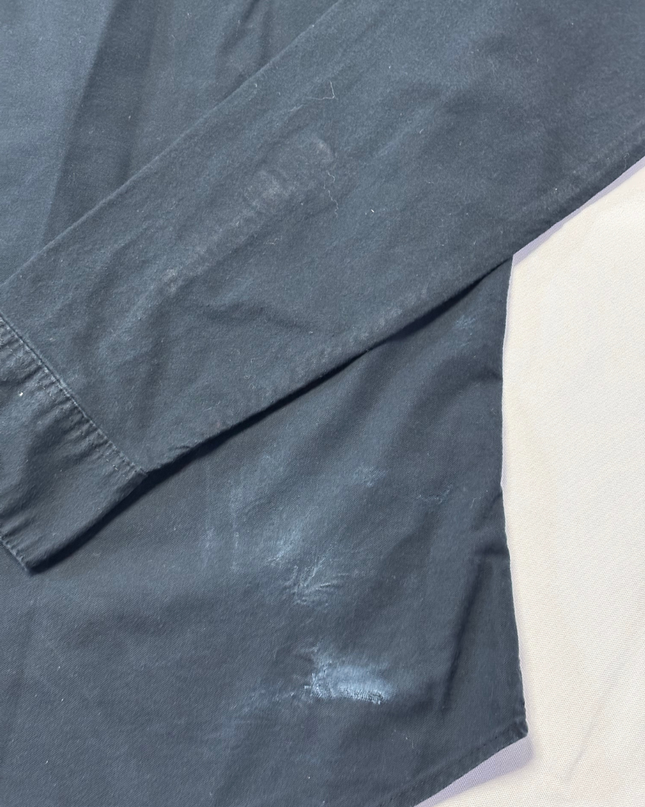 Hollister Navy Blue Muscle Fit Epic Flex Stretch Shirt