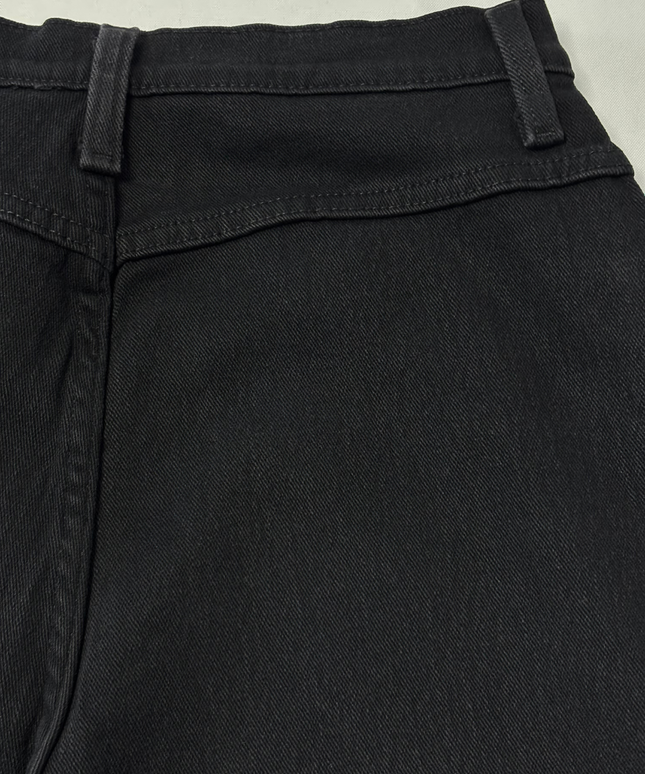 Women's Black Straight Leg Denim Jeans