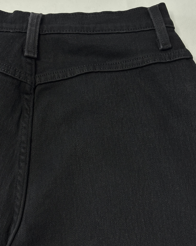 Women's Black Straight Leg Denim Jeans