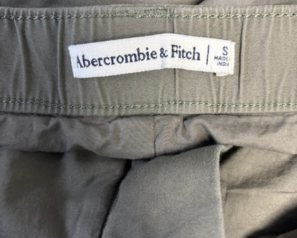 Abercrombie & Fitch Olive Green Pleated Skort Shorts