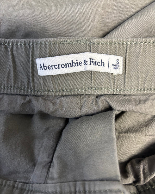 Abercrombie & Fitch Olive Green Pleated Skort Shorts