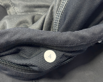 Lululemon Dark Grey Heather Seamless Tight Athletic Shorts