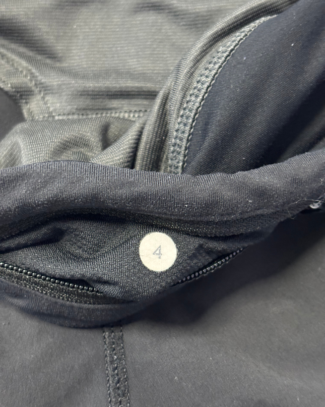 Lululemon Dark Grey Heather Seamless Tight Athletic Shorts