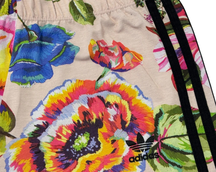 Adidas Originals Multicolor Floral Print Three Stripe Leggings