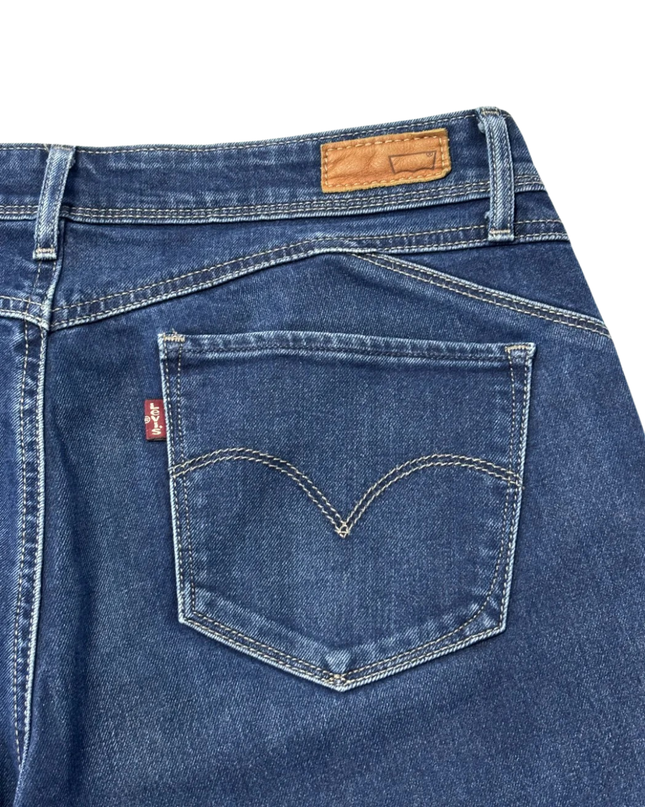 Levi's Blue Mid Rise Skinny Jeans