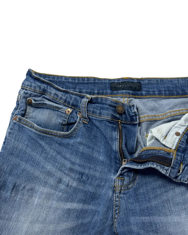 Aéropostale Blue Straight Leg Denim Jeans