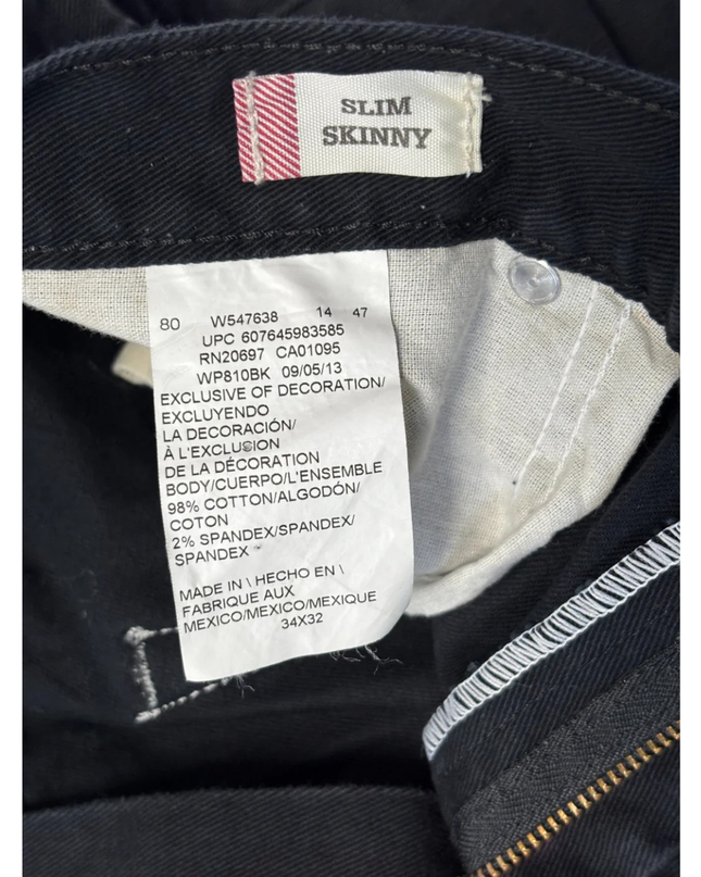Dickies Black Slim Skinny Men's Jeans