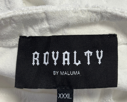 Royalty by Maluma White Textured Crown Jacquard Jacket