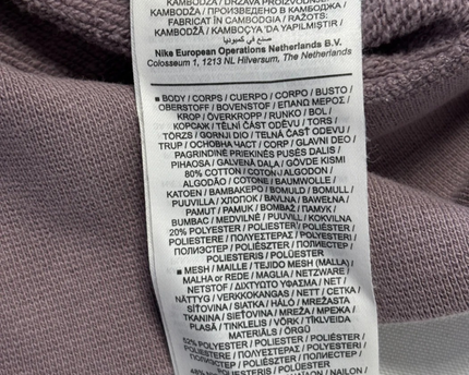Nike Air Purple Mesh Detail Full-Zip Hoodie