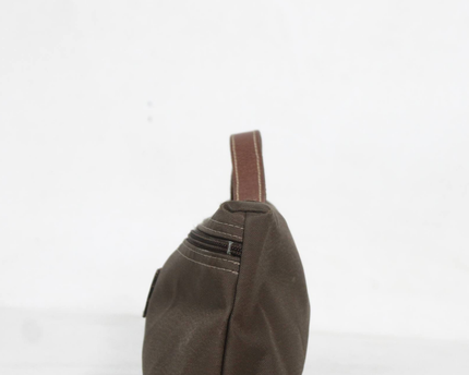 Longchamp Brown Le Pliage Toiletry Case Pouch