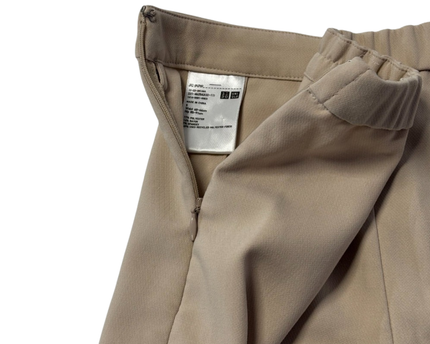 Uniqlo Beige Wrap Front Mini Skort