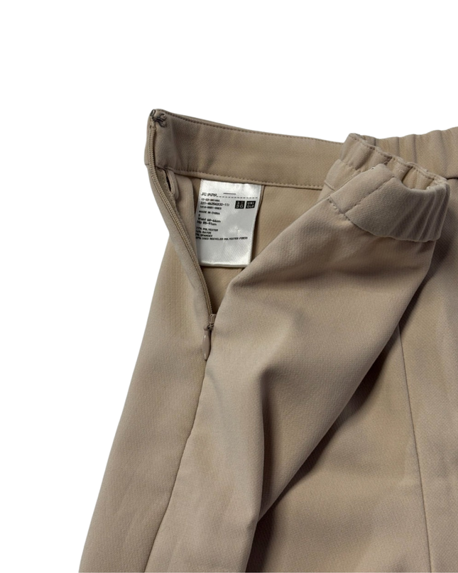 Uniqlo Beige Wrap Front Mini Skort