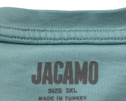 Jacamo Light Blue Miami Surfing Skeleton Graphic Tee
