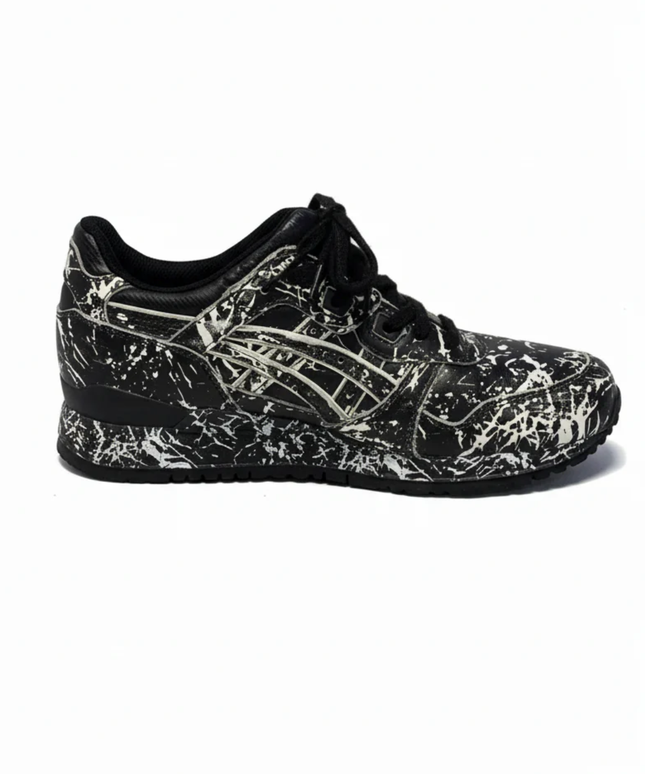 Asics Gel-Lyte III Black and White Marble Sneakers