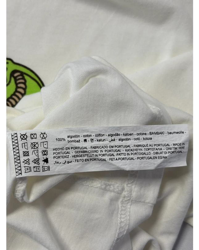 Pull&Bear White Graphic Cobra Logo T-Shirt