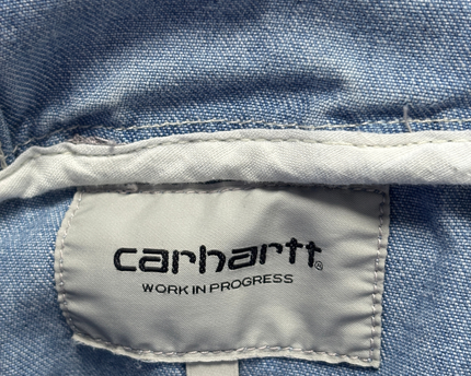 Carhartt WIP Blue Denim Hooded Active Jacket