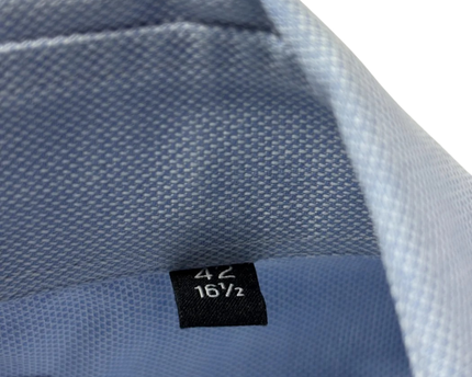 BOSS Light Blue Finest Italian Fabric Dress Shirt
