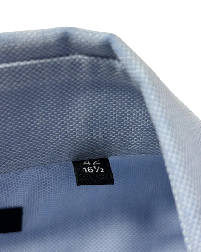 BOSS Light Blue Finest Italian Fabric Dress Shirt
