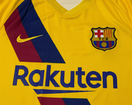 FC Barcelona Yellow 2019/20 Away Football Jersey