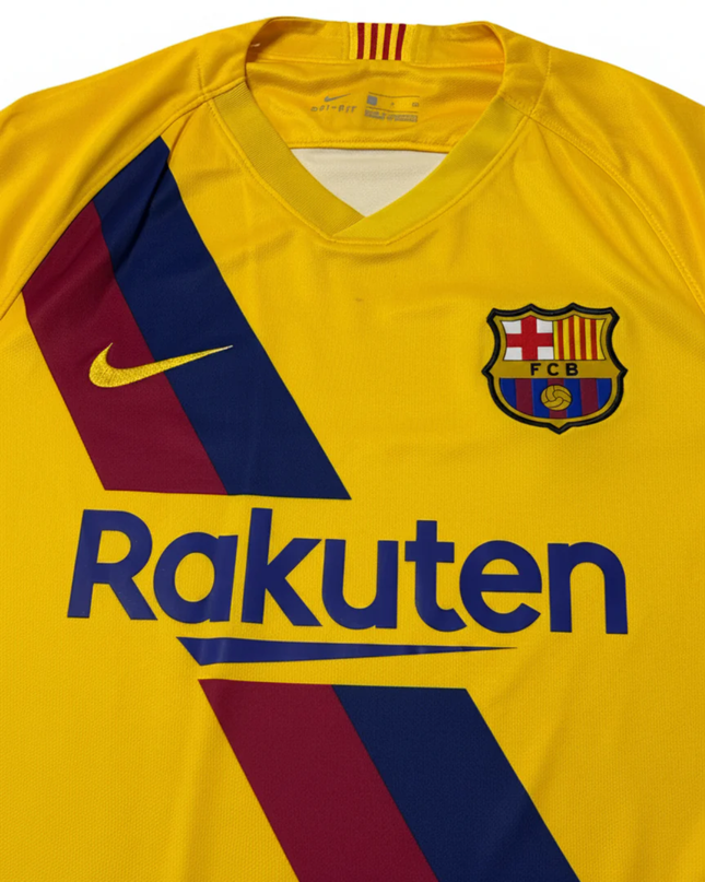 FC Barcelona Yellow 2019/20 Away Football Jersey