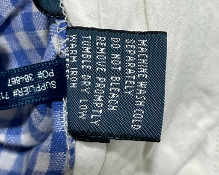 Polo by Ralph Lauren Blue Gingham Straight Fit Shorts