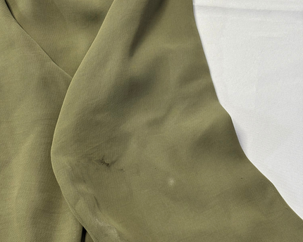 Mango Olive Green Long Sleeve Utility Blouse